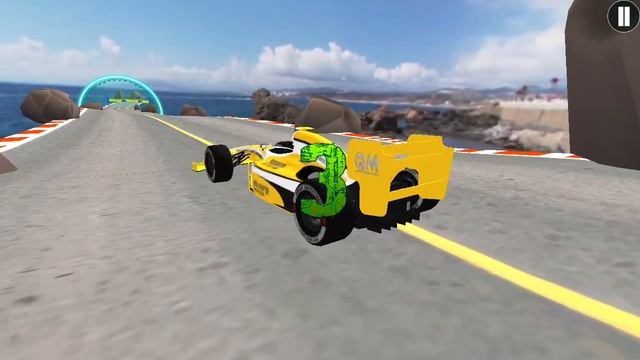 Formula Car Race fast speed! Sports car stunts in driving simulator car game 3D #cargames092 смотреть онлайн