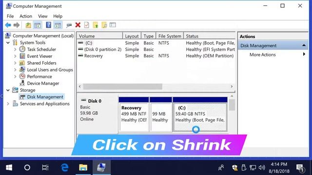 Create a new partition | Volume in Windows 10 смотреть онлайн
