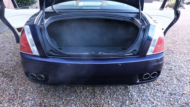 Maserati Quattroporte 4.2 V8 Automatic in Blu Oceano with Avorio Cream Leather смотреть онлайн