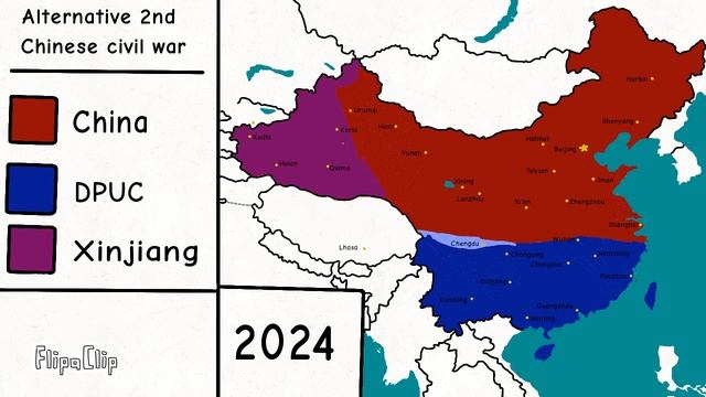 Alternative Second Chinese civil war ( What if China fell into a New Civil war?) смотреть онлайн