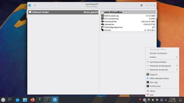 Syncthing für Computertruhe installieren смотреть онлайн