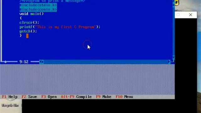 How to Create,Save,Open,Close,Compile and Run C Program. смотреть онлайн