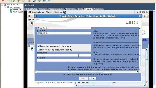 Configure LSI SafeStore Under Virtual Machine смотреть онлайн