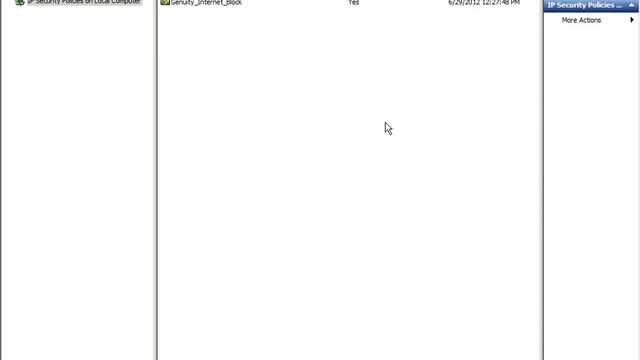 To configure IPSec Policy смотреть онлайн