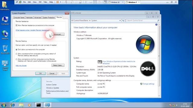 How to Set Up Remote Desktop Connection in windows 10 and windows 7 In Hindi - By Techno Raja смотреть онлайн