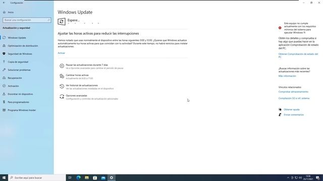 Windows Update ante 21H1 nuevo 21H2 versión смотреть онлайн