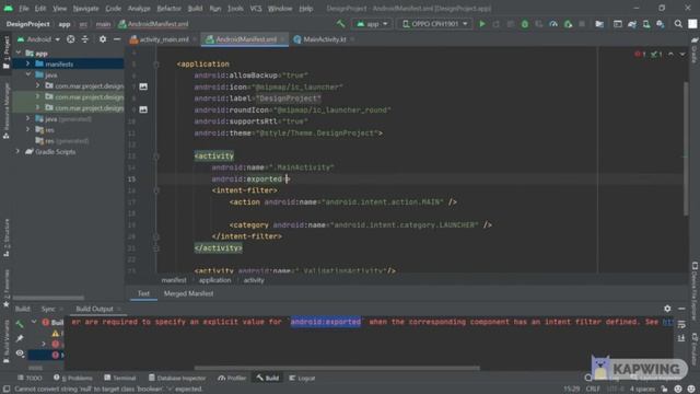 How to fix Manifest merger failed Apps targeting Android 12 and higher ... смотреть онлайн