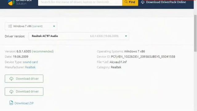 How To Download AND Install Audio Driver for window 7 Realtek | fix sound problem смотреть онлайн