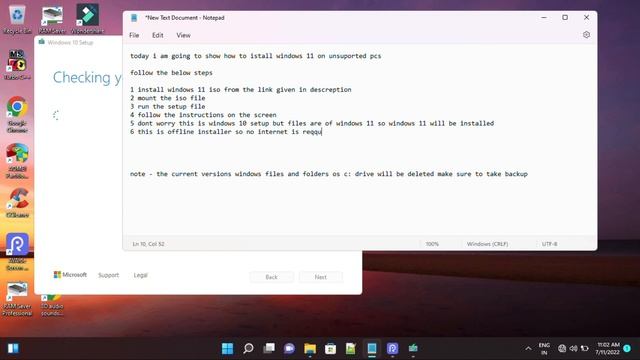 INSTALL WINDOWS 11 ON UNSUPORTED PC WITHOWT 4GB RAM,AND TPM2.0 100% WORKING смотреть онлайн