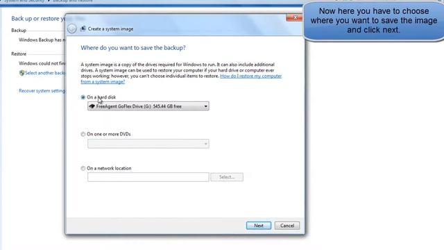 HOW TO CREATE A SYSTEM IMAGE IN WINDOWS 7 смотреть онлайн