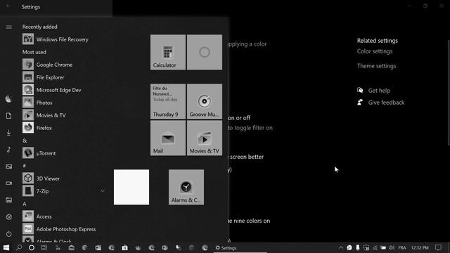 Windows 10 May 2020 update Color filters in ease of access July 9th 2020 смотреть онлайн