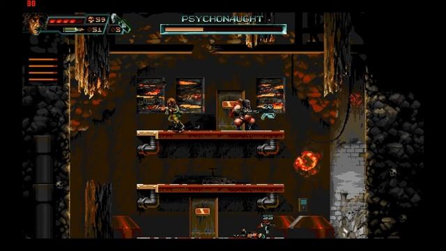 Huntdown Psychonaught Boss Fight Gameplay смотреть онлайн