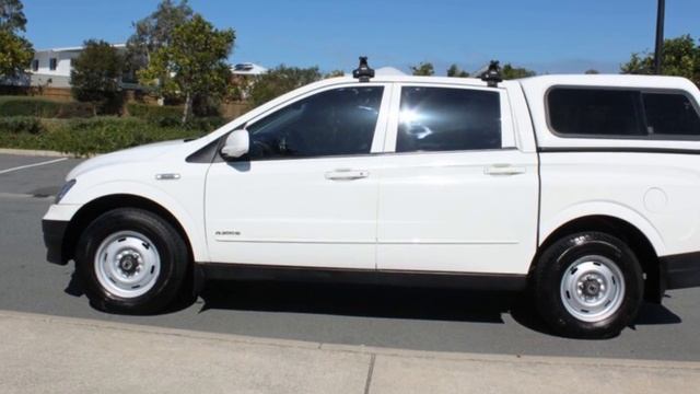 2010 Ssangyong Actyon Sports 100 Series MY08 Tradie White 6 Speed Sports Automatic Utility смотреть онлайн