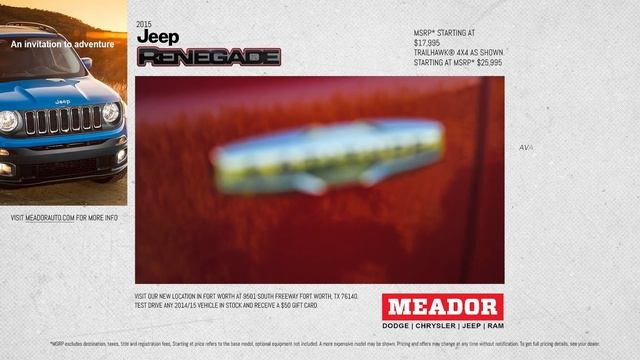 2015 Jeep Renegade | Meador Dodge Chrysler Jeep Ram | MeadorAuto.com смотреть онлайн