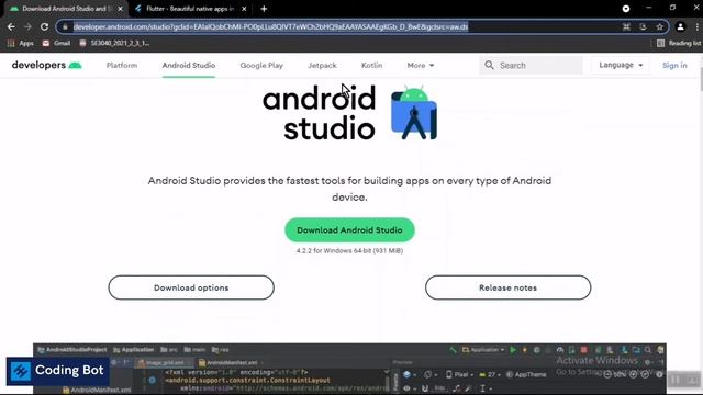 How to download android studio for windows 10 | Android studio tutorials | android studio english смотреть онлайн