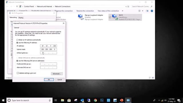 how to setup Static IP on Windows 10. 2019 смотреть онлайн