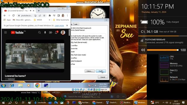 GrabCar Commercial 2024 has BSOD VM (Windows 7 Ultimate HP OEM) смотреть онлайн