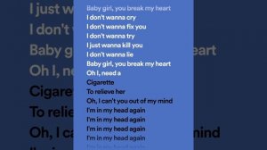 kurffew - i dont wna cry (haste) (lyrics)