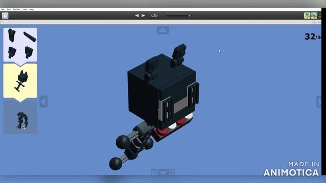 Cartoon Cat (fan request) --- Lego Digital Designer смотреть онлайн