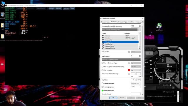 Msi Afterburner OSD Explained (on Screen Display )