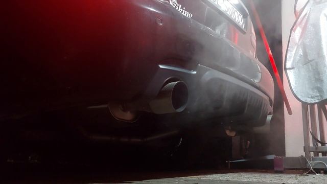 Saab 9-3 SS 2008 B207L 2.0t coldstart custom exhaust смотреть онлайн