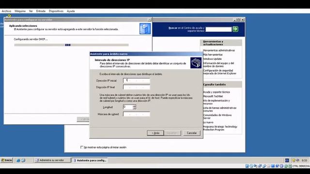 Servidor DHCP Windows 2003 смотреть онлайн