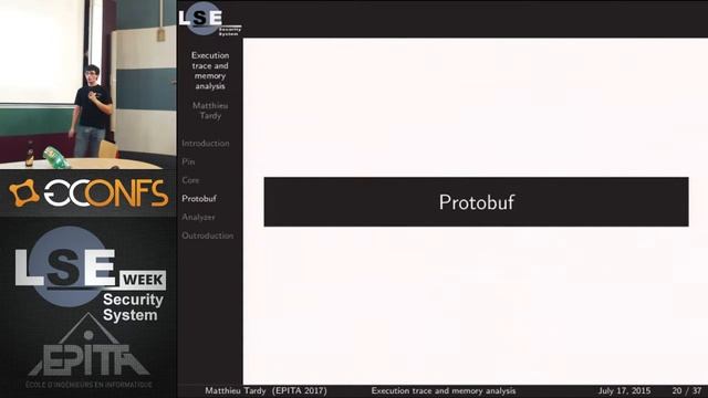 Execution trace and memory analysis - Matthieu Tardy - LSE Week 2015 смотреть онлайн