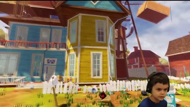 We were growing the golden apple tree in Hello Neighbor! Act 3. смотреть онлайн