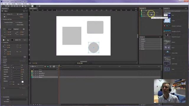 Adobe Edge Animate Starter 01 Interface смотреть онлайн