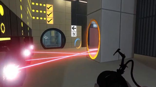 Testing Windows Game Bar in Portal 2. смотреть онлайн