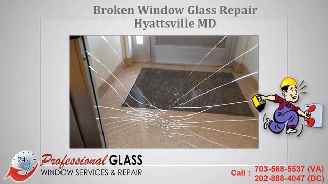 Broken Window Glass Repair in Hyattsville MD | Call @ (703) 879-8777 смотреть онлайн