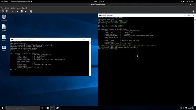 Write a PS script that creates an unquoted Windows Service смотреть онлайн