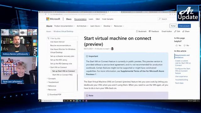 AzUpdate S02E13: Azure AD Verifiable Credentials, Windows Virtual Desktop connect feature and more смотреть онлайн