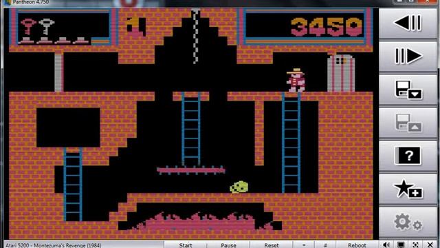Montezuma's Revenge - Atari 5200 - emulador Pantheon 4.750 - probado en Windows 7 x64 смотреть онлайн