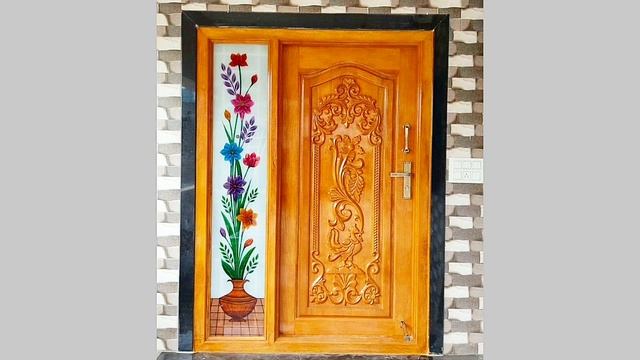 Door With Window Designs 2024 | Door With Window Attached | Wooden Main Door And Window Ideas смотреть онлайн