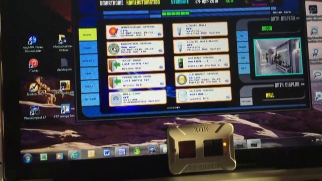 Bosch XDK 110 - use case in LCARS Hollywood SmartHome application смотреть онлайн