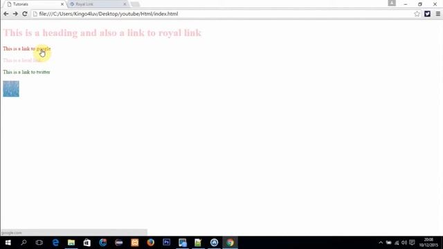 Html Tutorial for Beginners -14- Link Part 2 смотреть онлайн