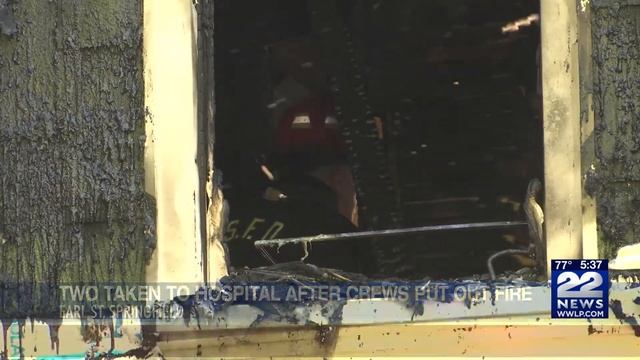 Two people jumped out of window to escape fire on Earl Street in Springfield смотреть онлайн