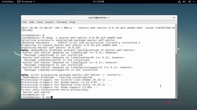 How to install Master PDF Editor on Debian 9.0 смотреть онлайн