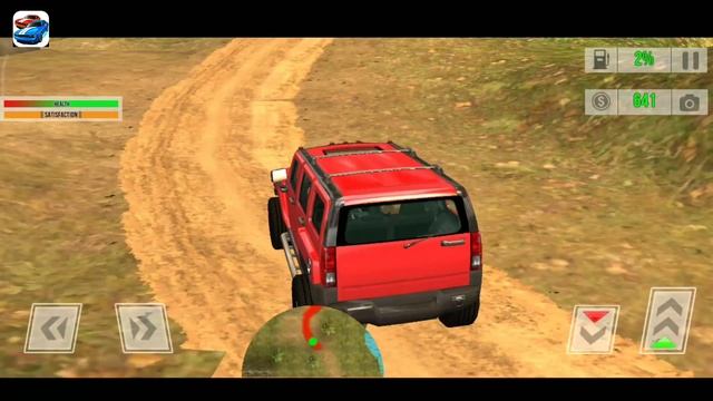 Offroad Jeep Driving Simulator 2021 - SUV 4x4 Uphill Red Taxi Racing - Android GamePlay смотреть онлайн