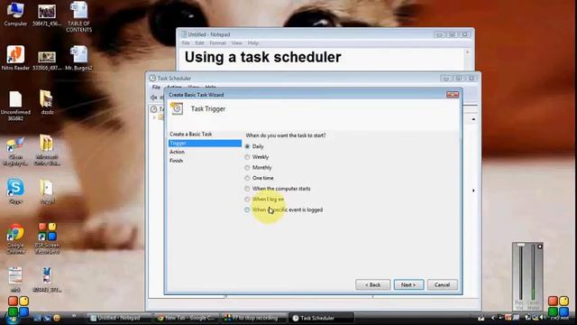 Using Task scheduler смотреть онлайн