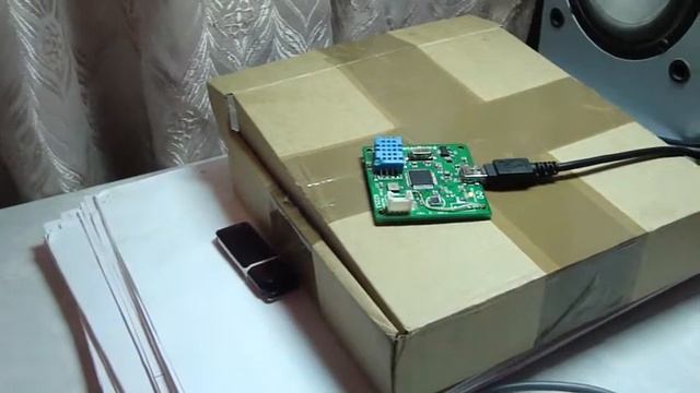 Демонстрация работы устройства MeteoBoard. смотреть онлайн