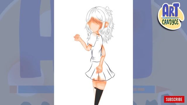 Speedpainting in Ibis Paint X using Veikk A15 смотреть онлайн