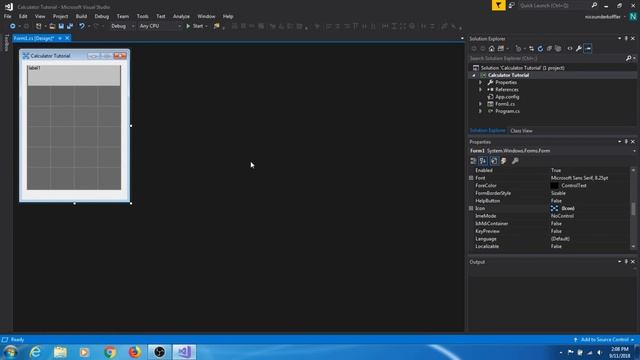Visual Studios C# Beginners Tutorial - Part 2: GUI Creation смотреть онлайн