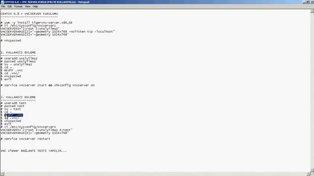 CentOS 6.8 Vnc Server Kurulumu Ve Kullanımı смотреть онлайн