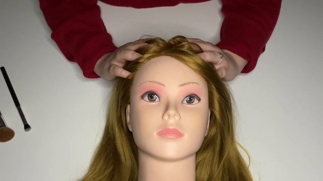 ASMR - RELAXING FACE BRUSHING AND HEAD MASSAGE ON MANNEQUIN! 😴 смотреть онлайн