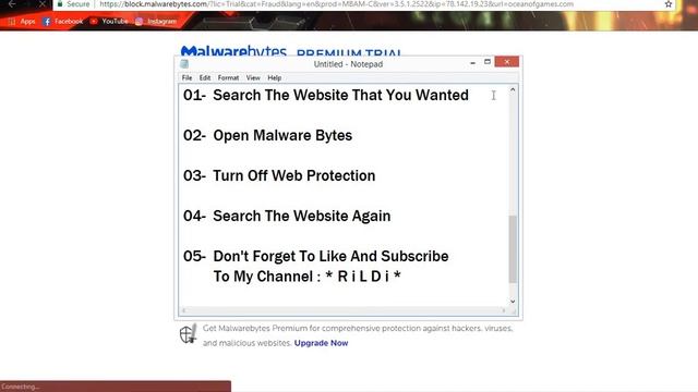 Website blocked due to malware (MALWAREBYTES) 2018 смотреть онлайн