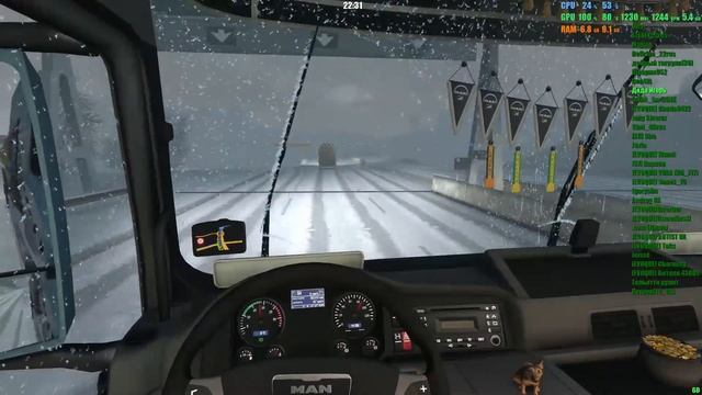 Открытый конвой от ВТК "Tiger Logistic Company" смотреть онлайн
