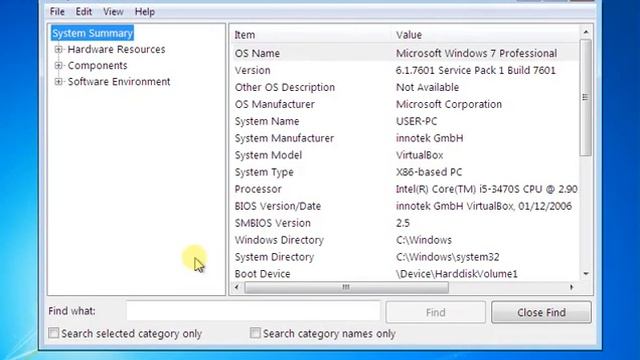 System Info Windows 7 смотреть онлайн