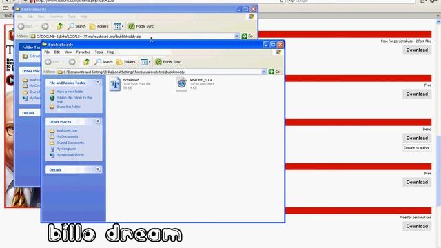 How to dowload fonts from dafont.com Windows XP смотреть онлайн
